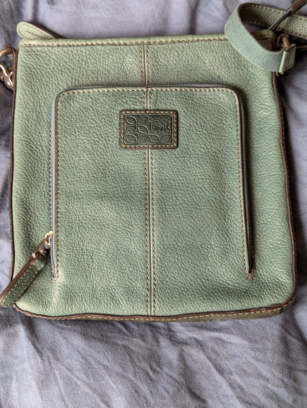 Fossil Mint Green Crossbody Bag